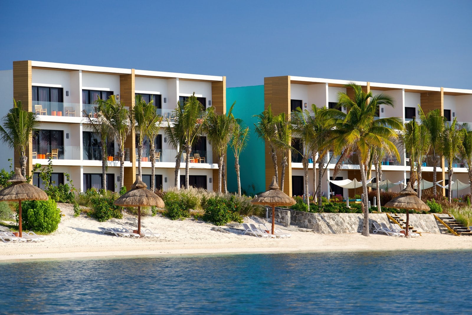 Tropical resort setting at Club Med Cancun