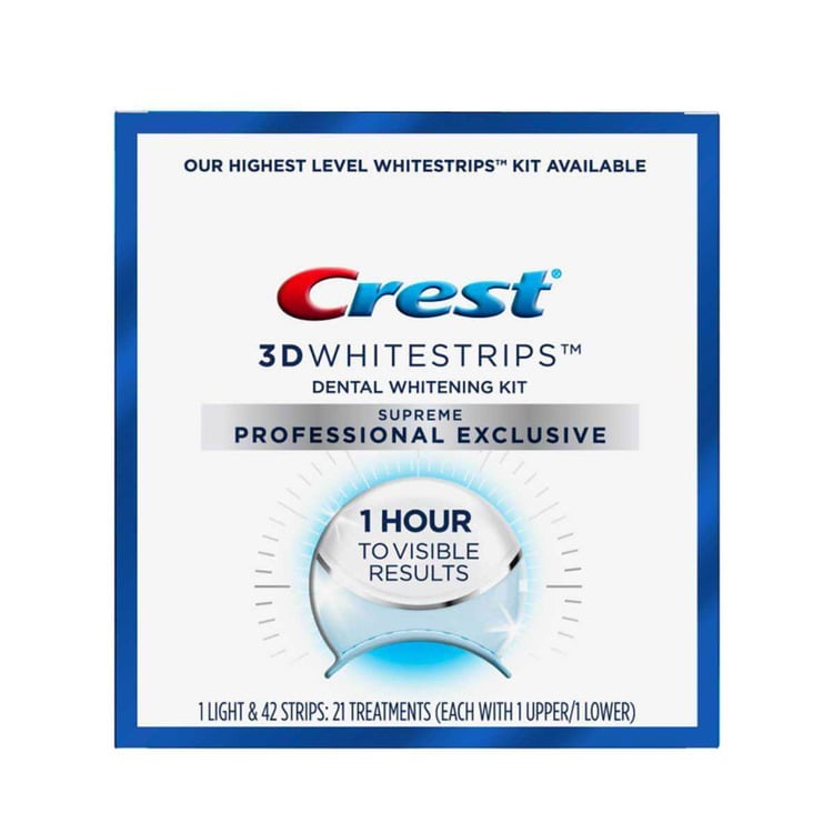 Crest 3D Whitestrips kit with LED light