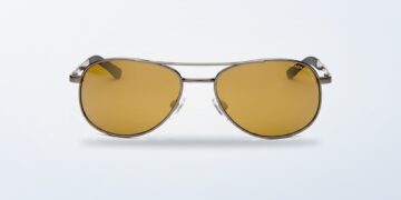 Lentes de sol aviador EagleEyes con montura metálica