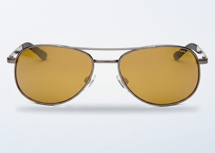 Lentes de sol aviador EagleEyes con montura metálica