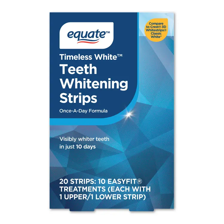 Equate Timeless White whitening strips