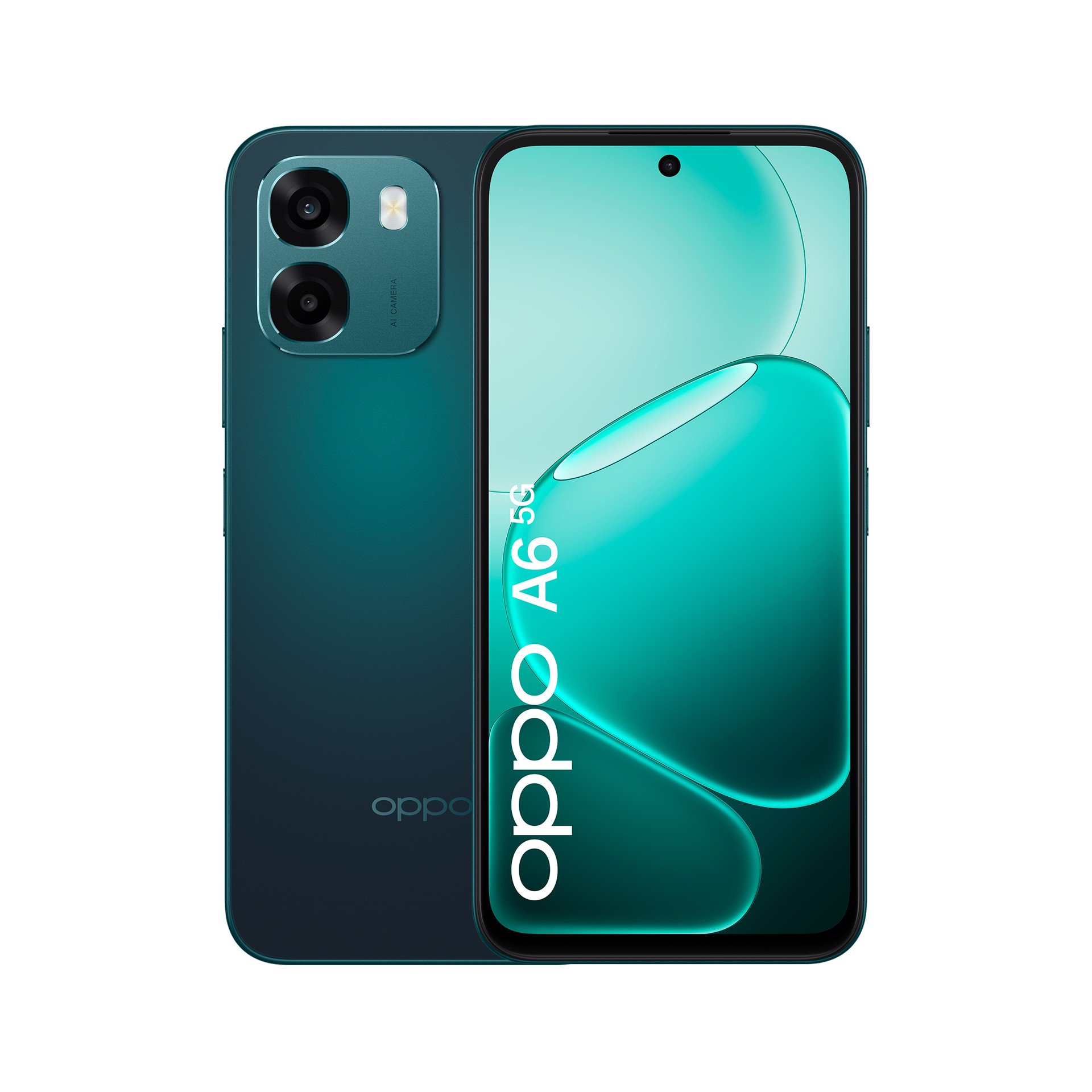 Smartphone OPPO A6 5G in finitura scura
