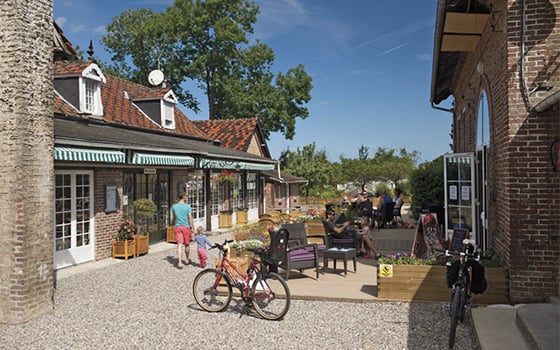 Outdoor grounds at Domaine de Drancourt holiday park