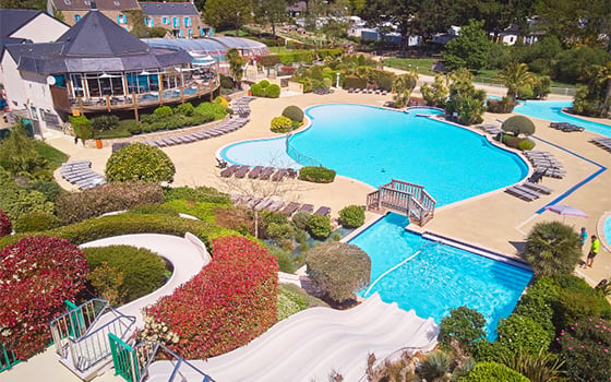 Aerial view of Le Grand Metairie holiday park