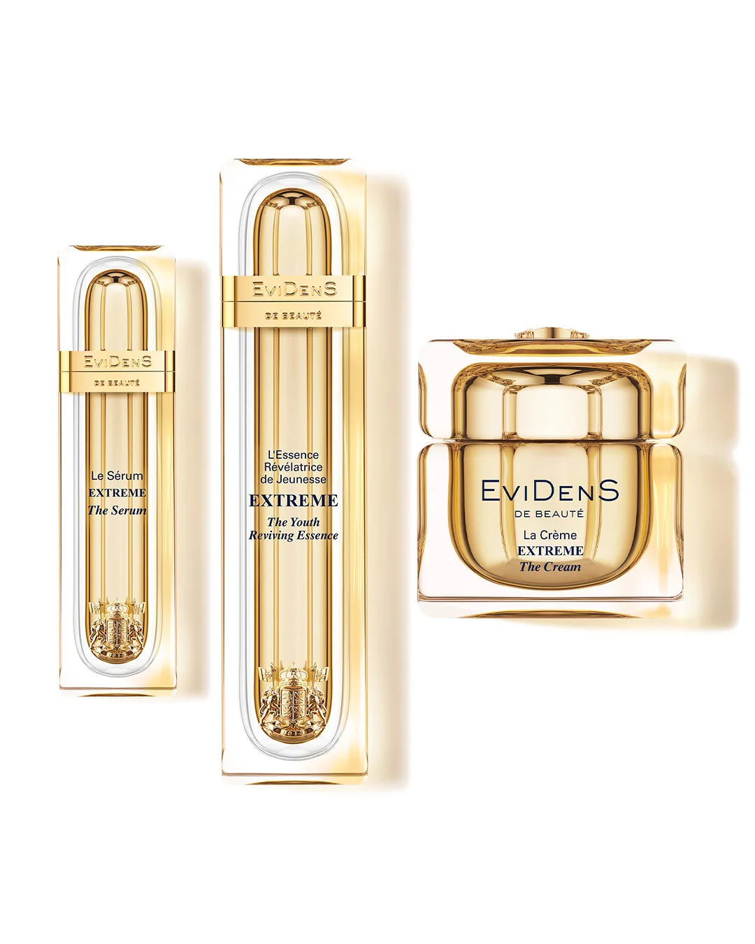 The Extreme Trio skincare selection