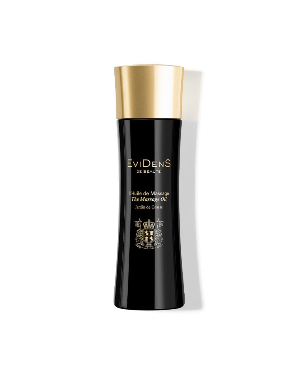 EviDenS de Beauté Massage Oil bottle