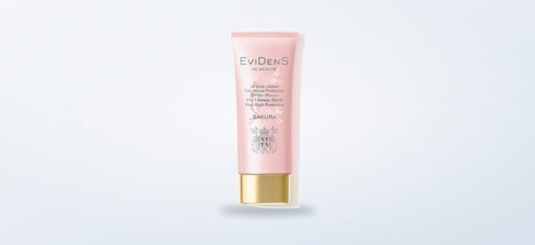 EviDenS de Beauté Ultimate Shield sunscreen tube
