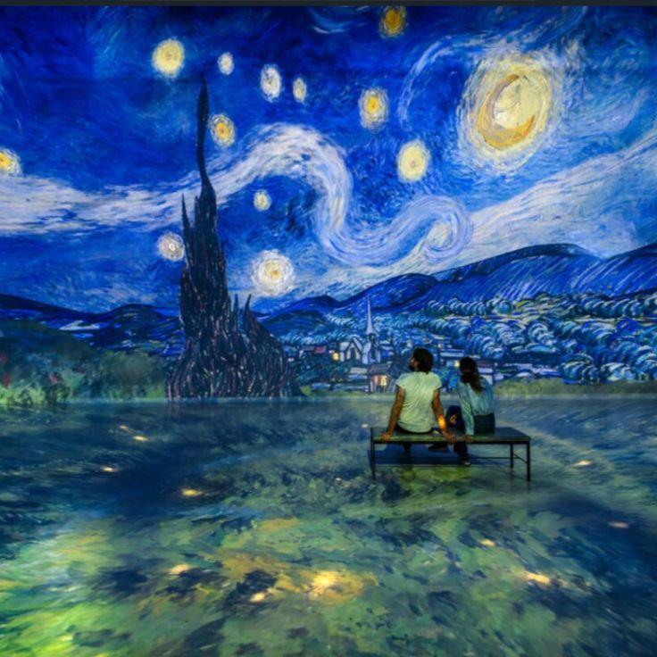 Van Gogh artwork filling an immersive Frameless gallery