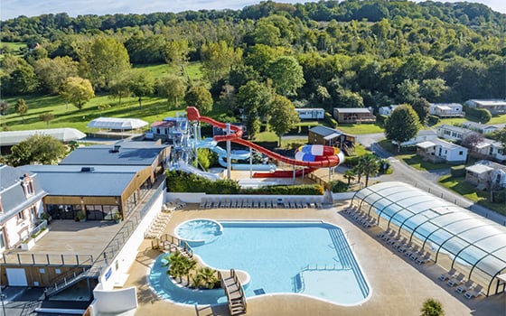 La Vallée Eurocamp holiday park grounds in France