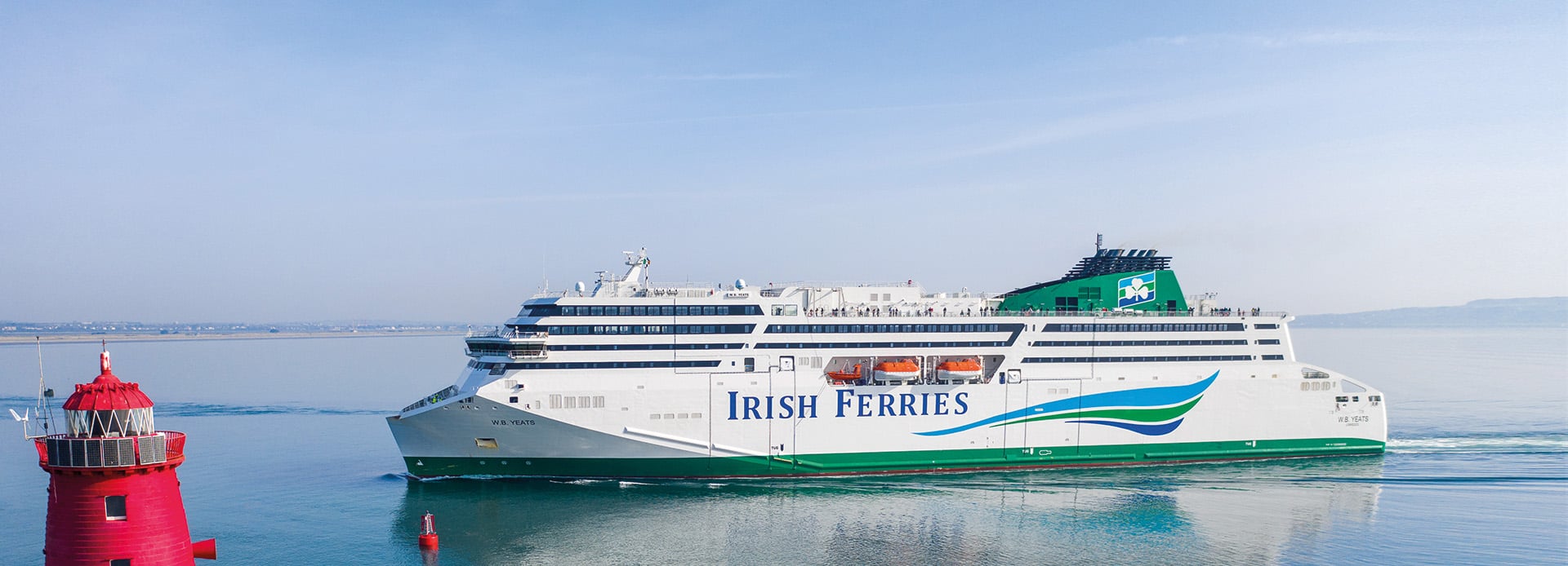 W. B. Yeats ferry at sea