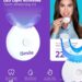 iSmile Teeth Whitening Kit box, LED light and gel syringes