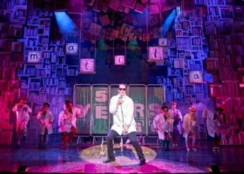 Bonnie Harper as Matilda in a full stage scene