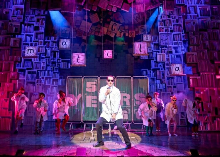 Bonnie Harper as Matilda in a full stage scene