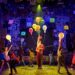 Young performers appear together in a scene from Matilda The Musical