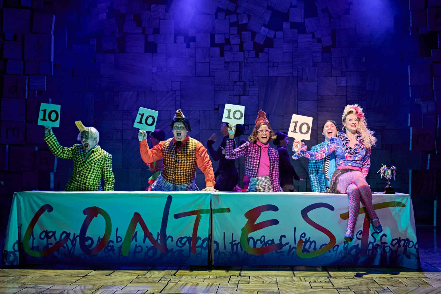 A school scene from the Matilda musical