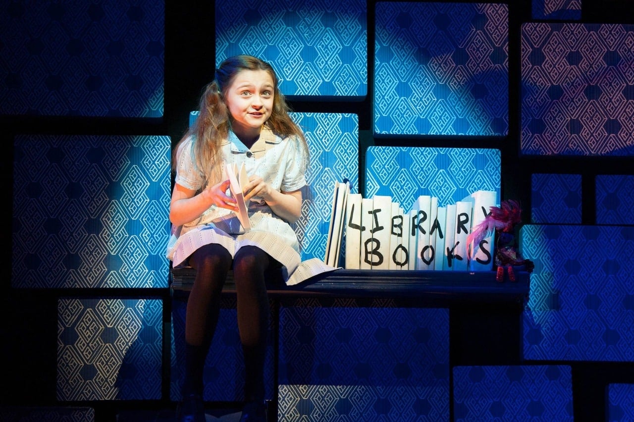 Stage action from Matilda the Musical