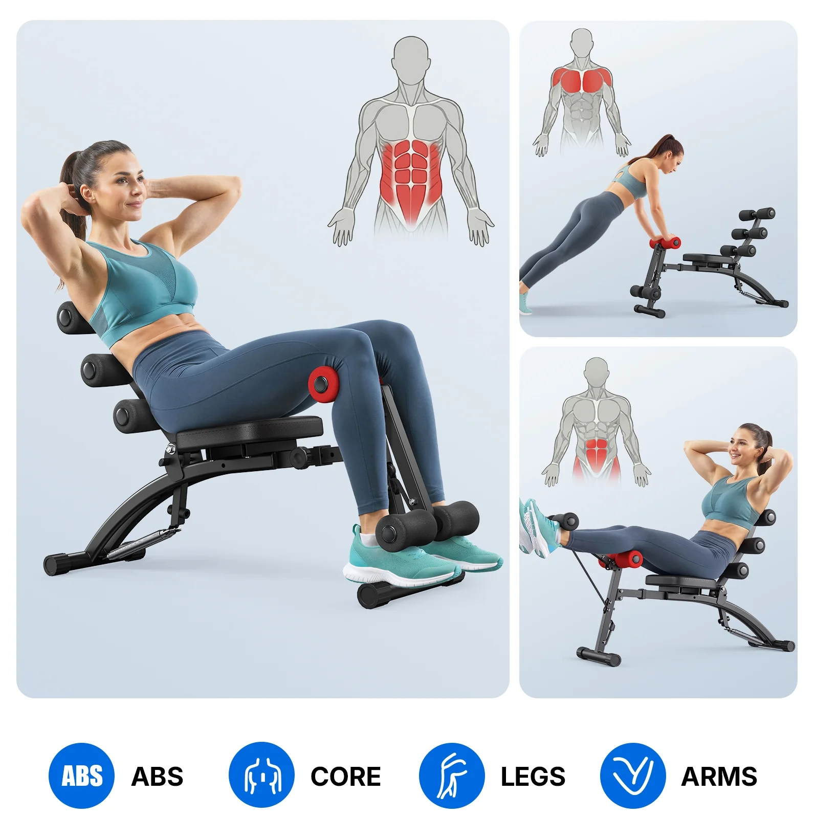 Merach 2415B1 abdominal trainer
