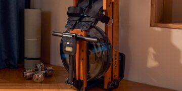 Merach R28R1 folded wooden water rowing machine