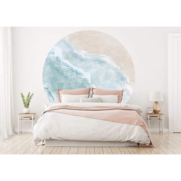 Namly Design Beach Waves / Circle wall sticker