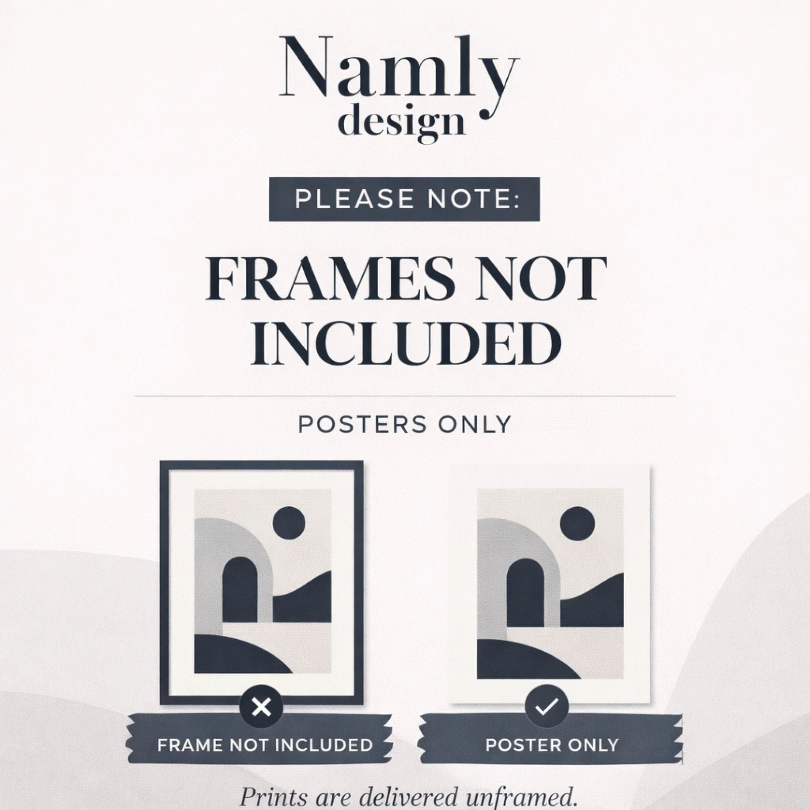 Personalised engagement photo poster with a film strip layout