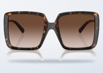 Lentes de sol Tiffany TF4212U Havana en vista frontal