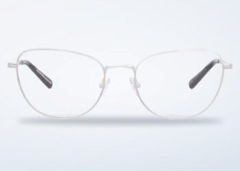 Armazón oftálmico Unofficial plateado de Opticas LUX