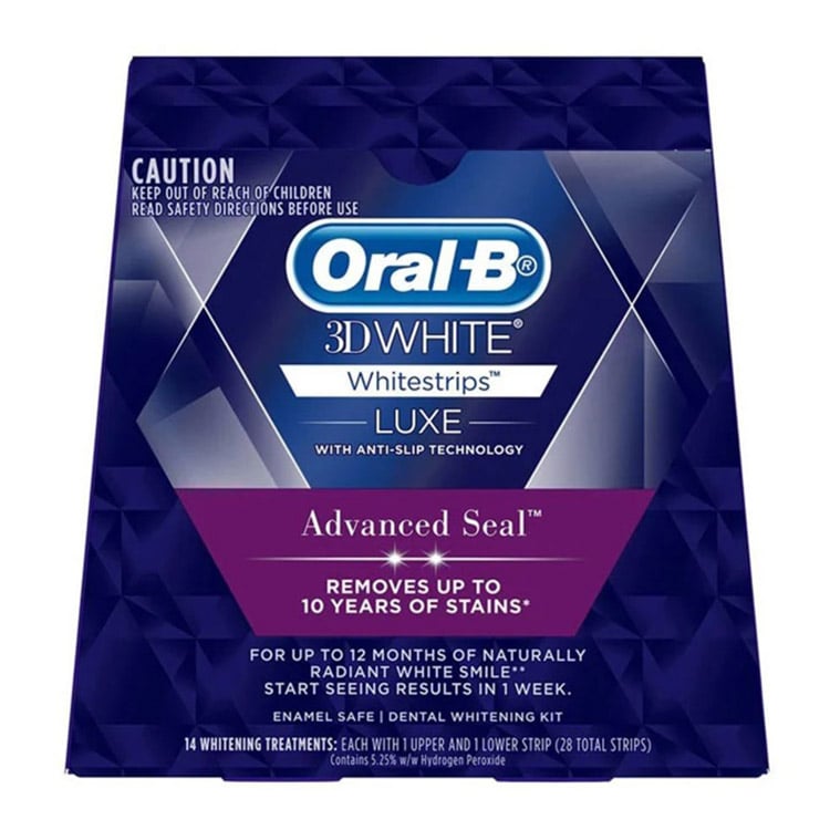 Oral B 3D White Luxe Advanced Seal Whitestrips