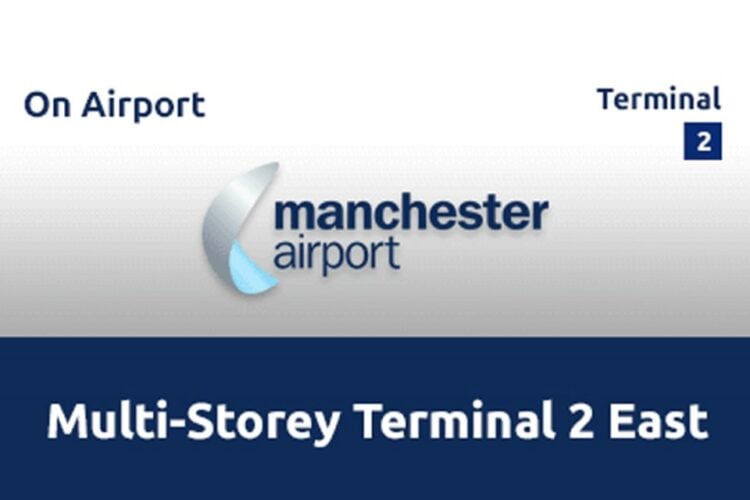 A multi-storey car park at Manchester Airport