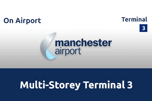 A multi-storey car park at Manchester Airport