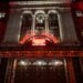 The Phoenix Theatre exterior illuminated at night for Stranger Things: The First Shadow
