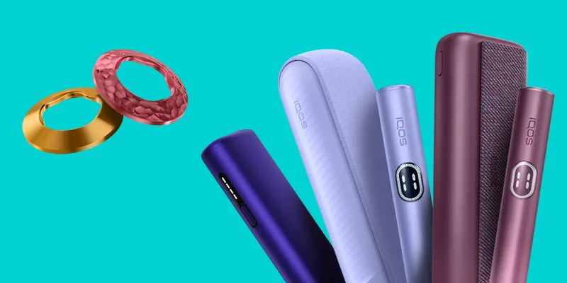Dispositivo IQOS personalizzato con cover colorata