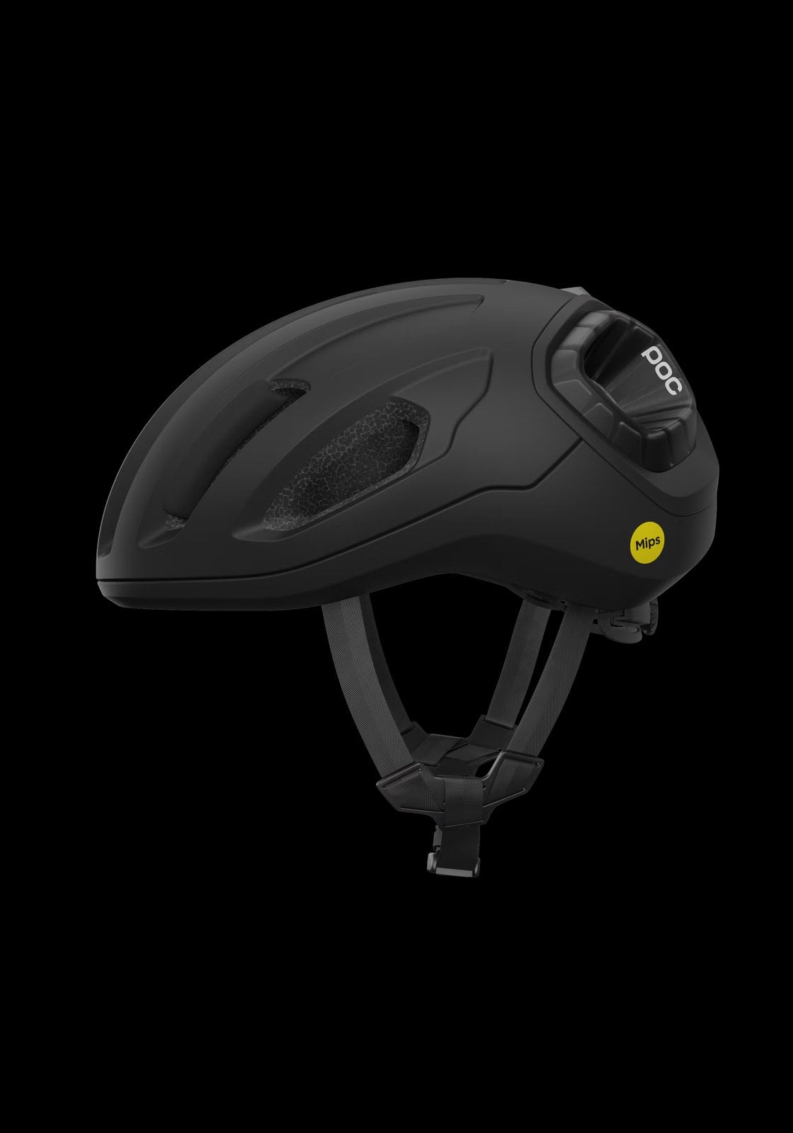 POC Amidal Cycling Helmet in Uranium Black Matt