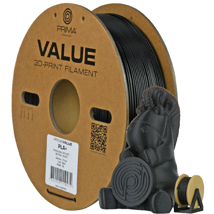 PrimaCreator Value PLA+ filament spool