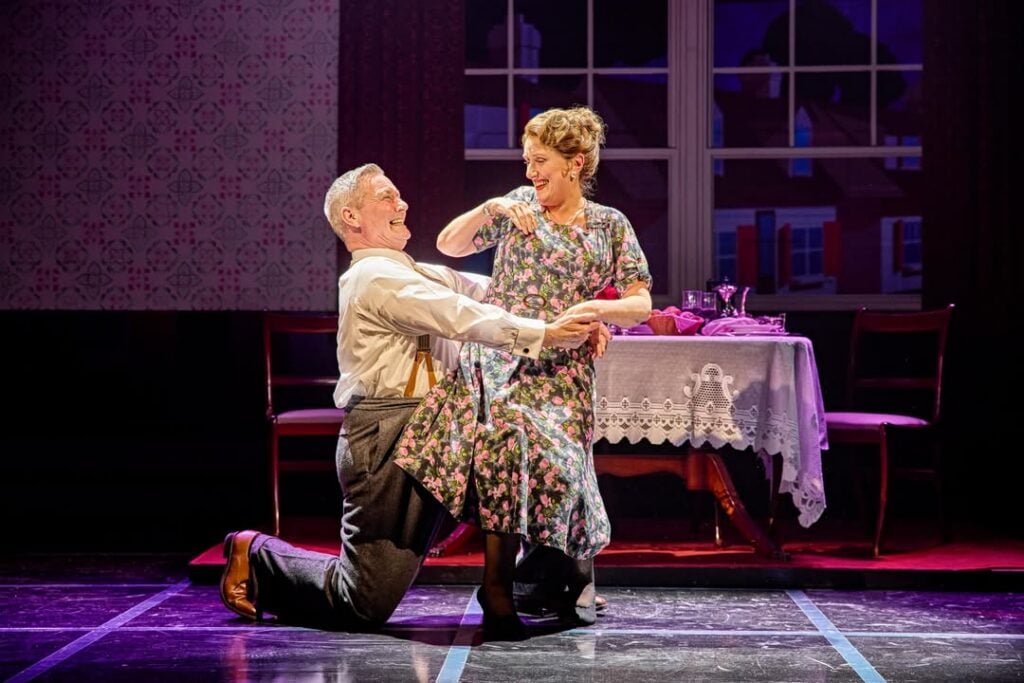 A moment from the Sinatra the Musical stage production
