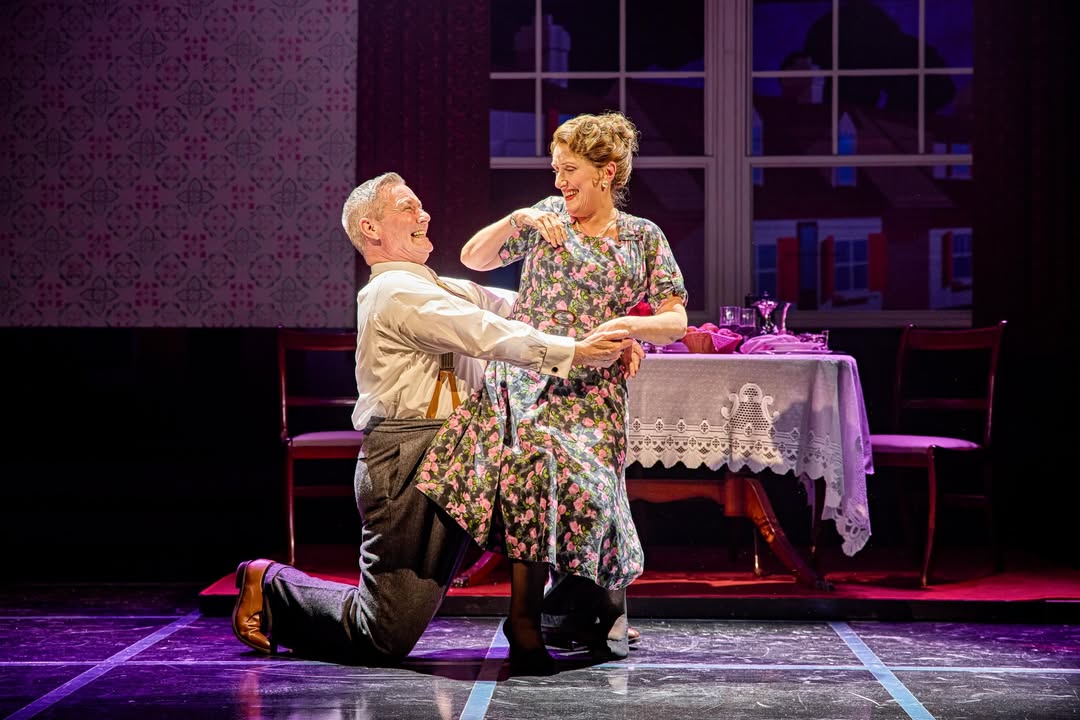 A live performance moment from Sinatra the Musical