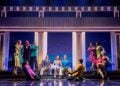A stage scene from Sinatra the Musical with performers in period costume