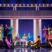 A stage scene from Sinatra the Musical with performers in period costume