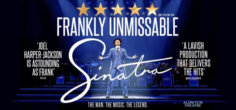 Wide stage image for Sinatra the Musical in the West End