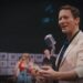 A stage scene from Sinatra the Musical