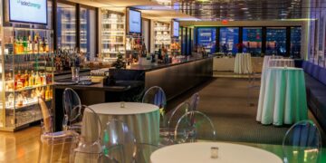 Bar event space at View Boston
