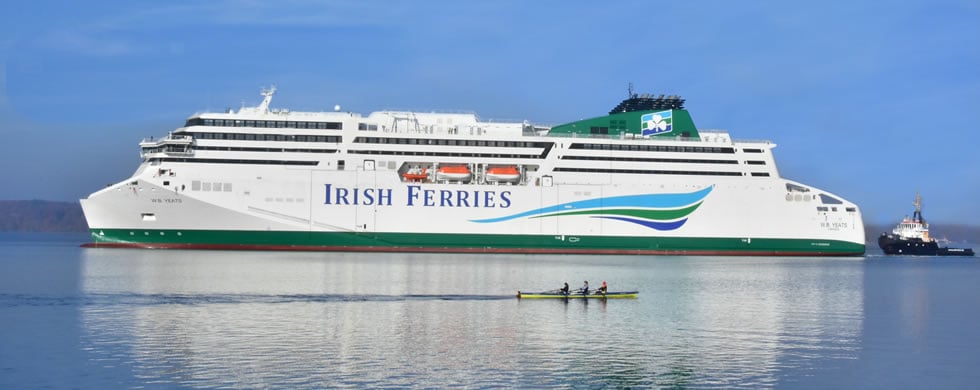 Rowers photographed aboard W. B. Yeats